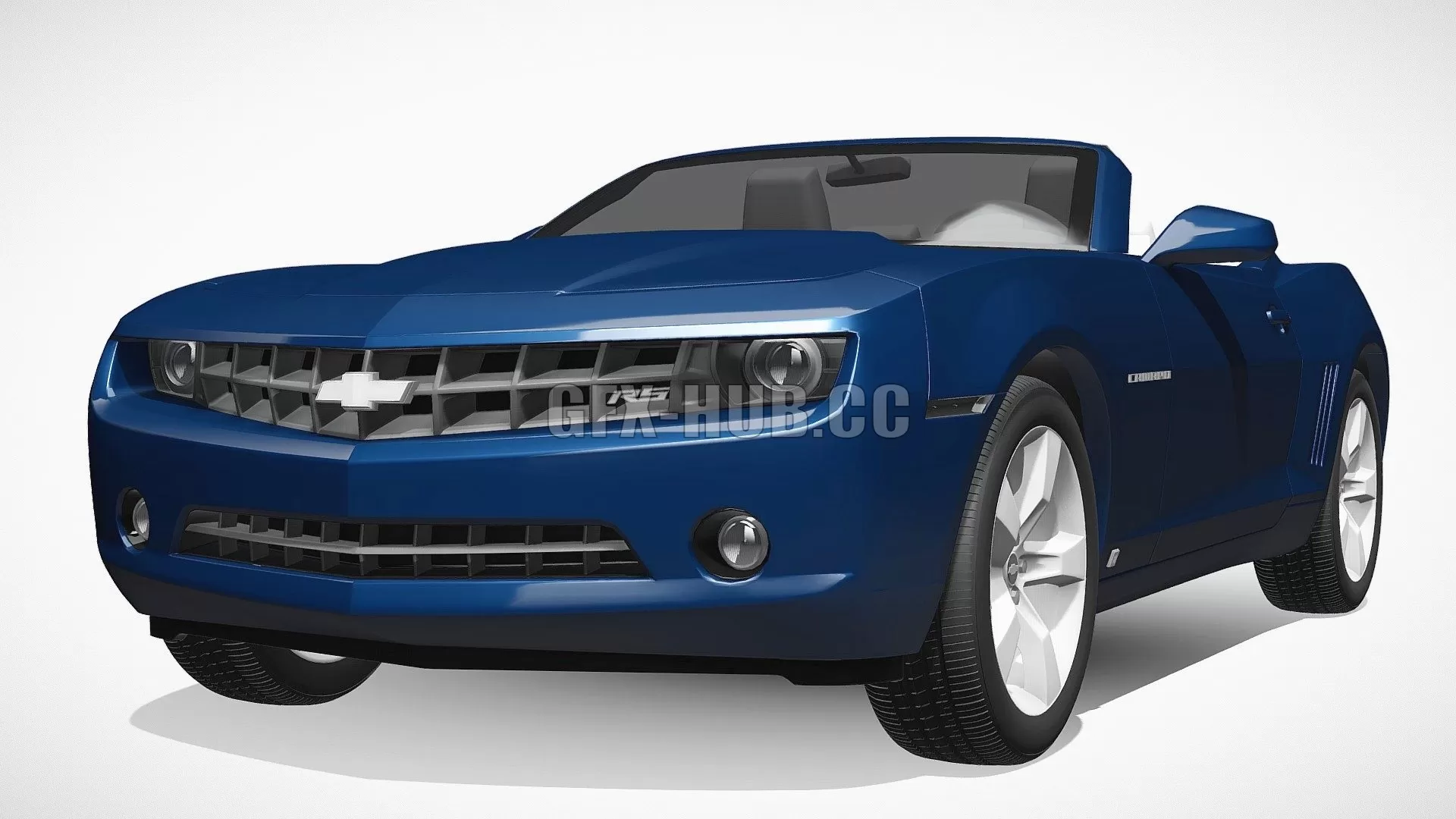 CAR – Chevrolet Camaro Convertible 2011 (Blender) 3D Model CAR – Chevrolet Camaro Convertible 2011 (Blender) 3D Model