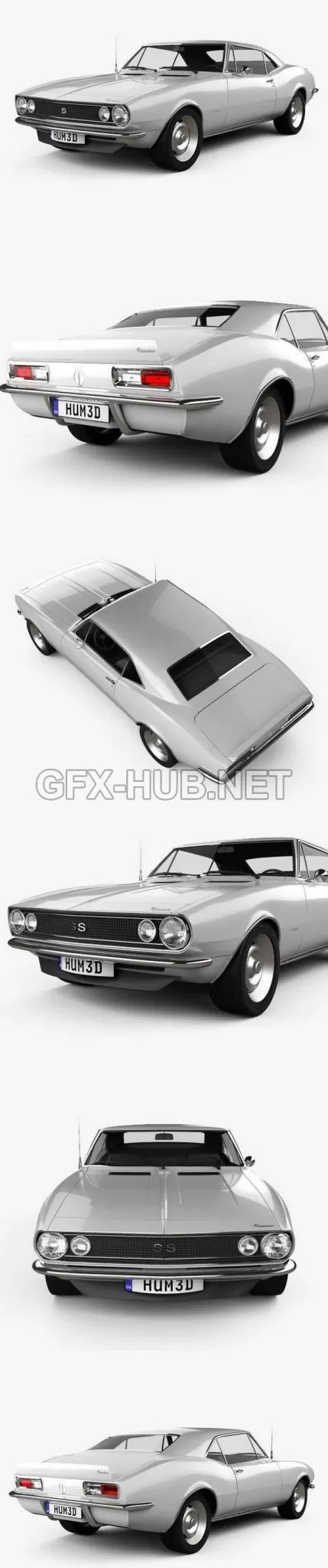 CAR – Chevrolet Camaro SS 1967 3D Model CAR – Chevrolet Camaro SS 1967 3D Model