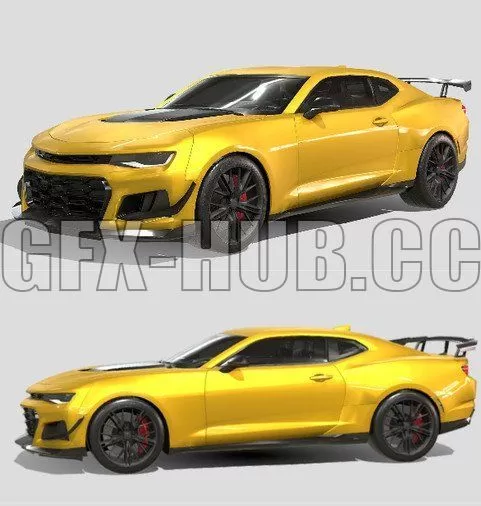 CAR – Chevrolet Camaro ZL1 1LE 2021 3D Model CAR – Chevrolet Camaro ZL1 1LE 2021 3D Model