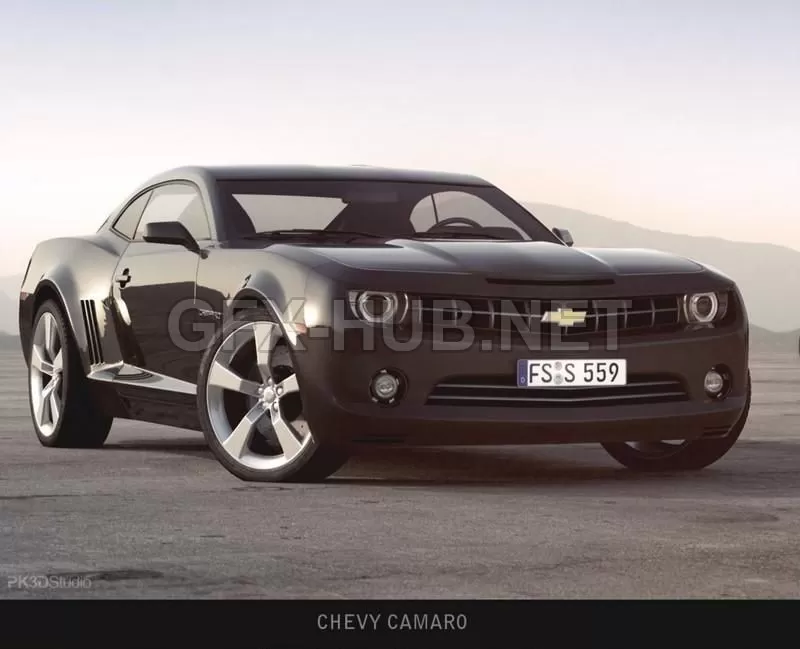 CAR – Chevrolet Camaro 3D Model CAR – Chevrolet Camaro 3D Model