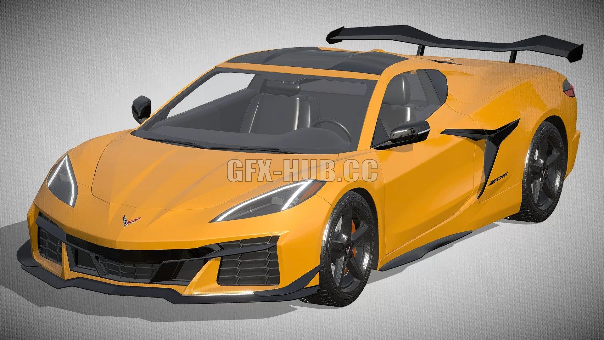 CAR – Chevrolet Corvette Z06 2023 3D Model CAR – Chevrolet Corvette Z06 2023 3D Model