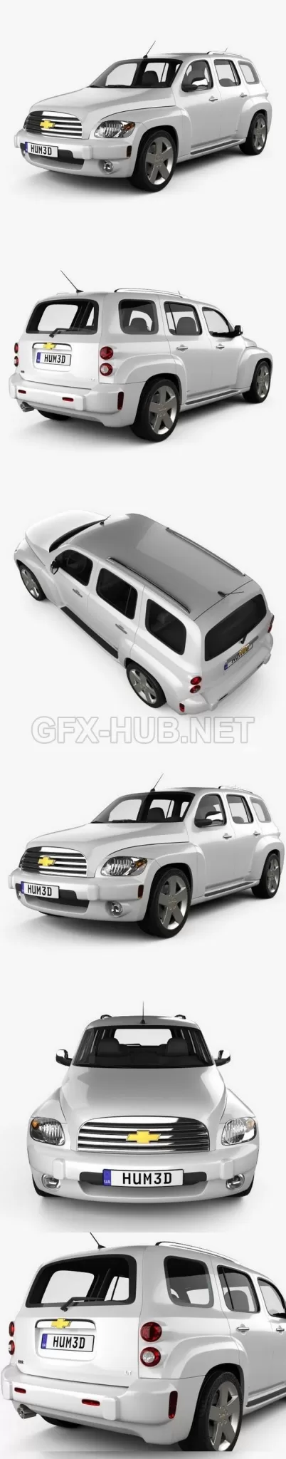 CAR – Chevrolet HHR wagon 2011 3D Model CAR – Chevrolet HHR wagon 2011 3D Model