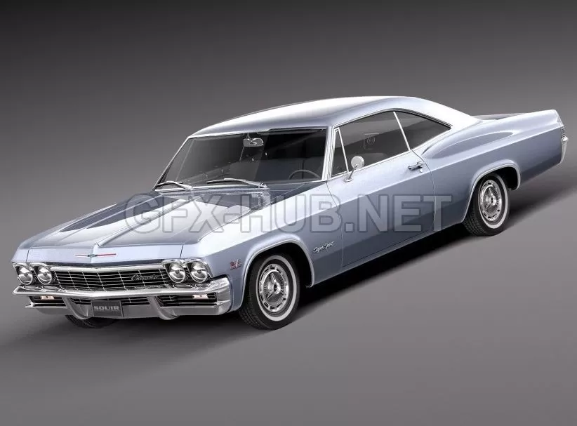 CAR – Chevrolet Impala 1965 3D Model CAR – Chevrolet Impala 1965 3D Model