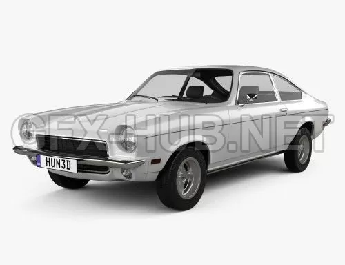 CAR – Chevrolet Vega hatchback 1971 3D Model