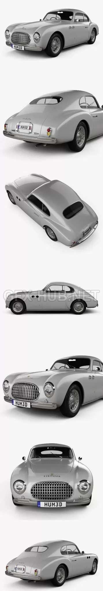 CAR – Cisitalia 202 1946  3D Model