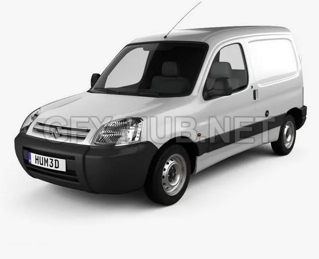 CAR – Citroen Berlingo Van 2002 3D Model