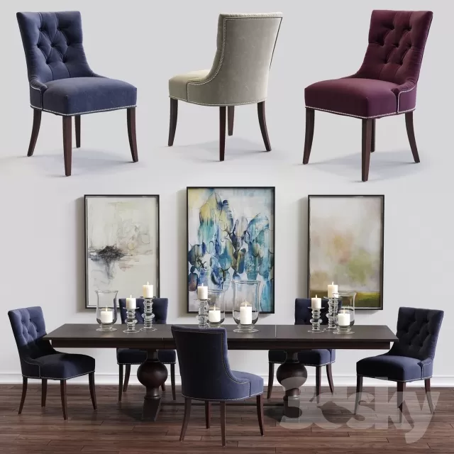 3DSKYMODEL – Dining Table sets – 4330