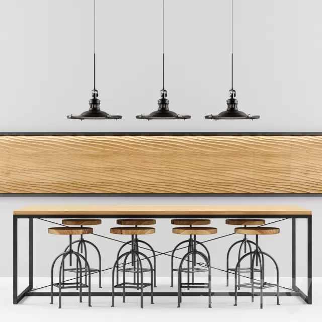 3DSKYMODEL – Dining Table sets – 4331