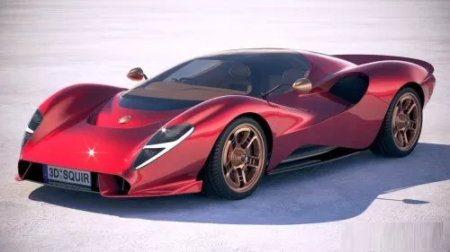 CAR – DeTomaso P72 2020 3D Model