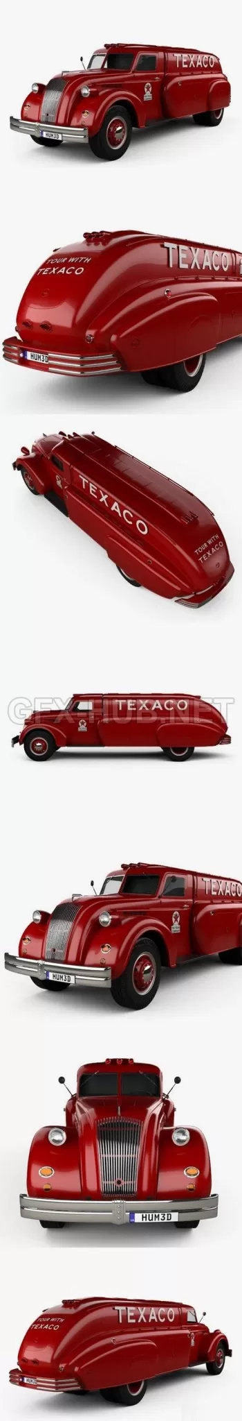 CAR – Dodge Airflow Tank Truck 1938  3D Model