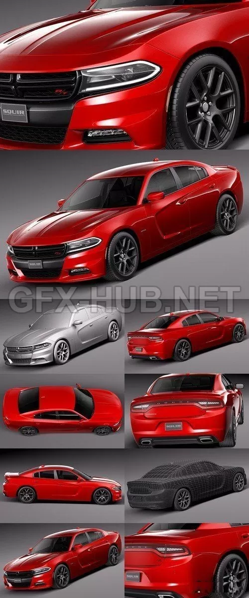 CAR – Dodge Charger 2015  3D Model