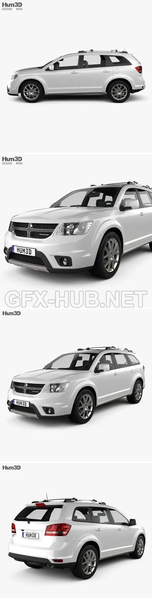 CAR – Dodge Journey 2011  3D Model