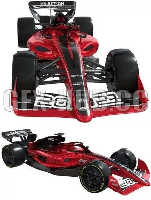 CAR – F1 2021 Car 3D Model
