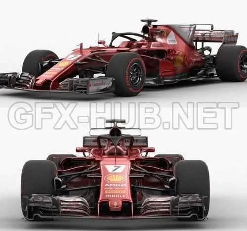 CAR – Ferrari SF71H 3D Model