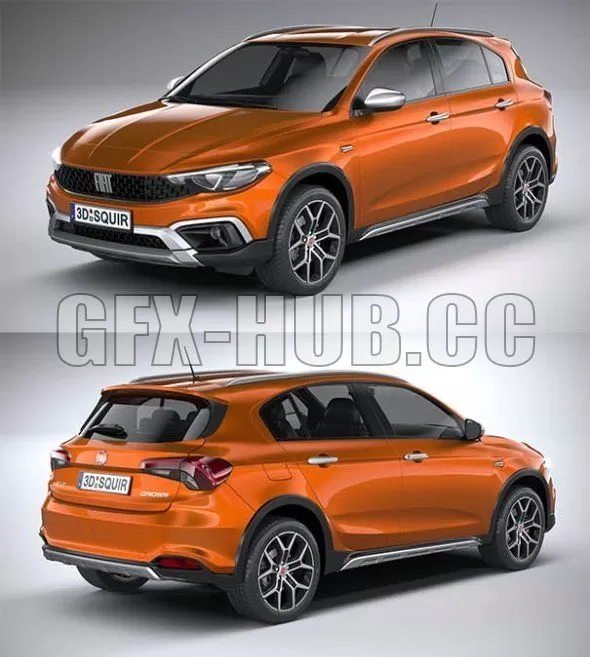 CAR – Fiat Tipo Cross 2021 3D Model