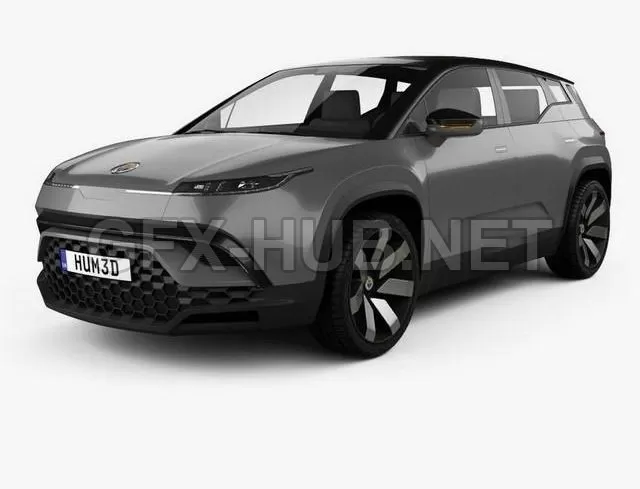 CAR – Fisker Ocean 2020 3D Model