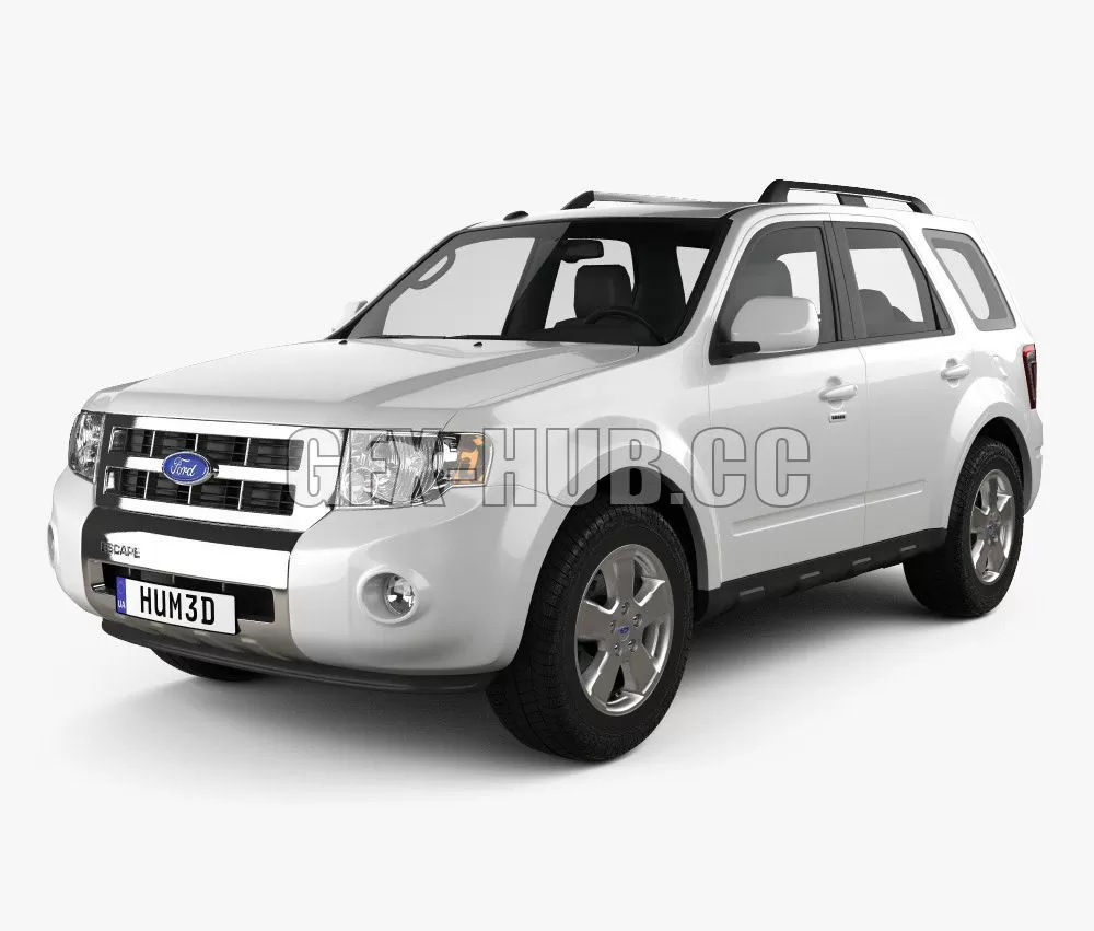 CAR – Ford Escape 2015 3D Model