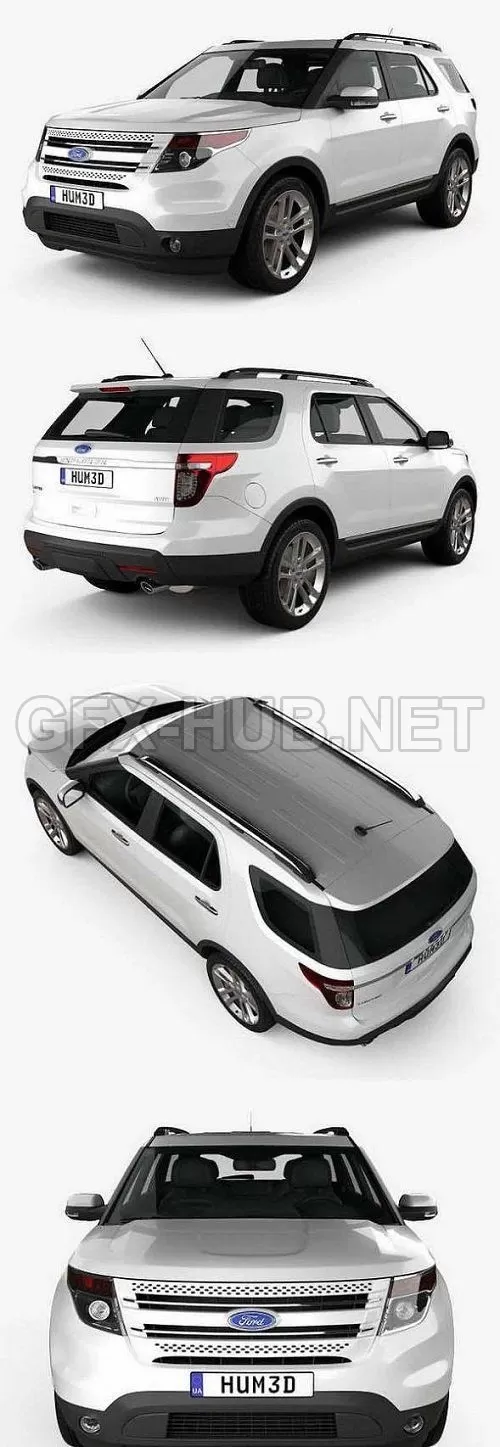 CAR – Ford Explorer 2011 3D Model
