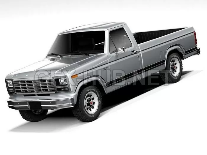CAR – Ford F-150 Ranger 1980 3D Model