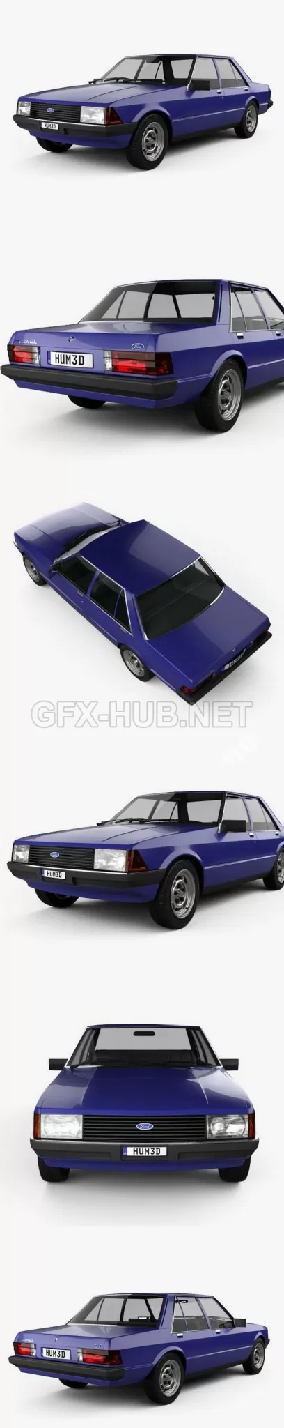 CAR – Ford Falcon 1979  3D Model