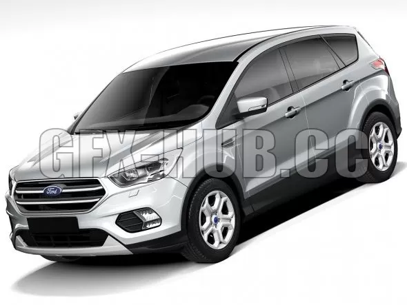CAR – Ford Kuga 2018 3D Model