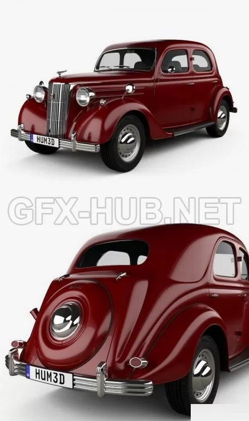 CAR – Ford Pilot 1947  3D Model