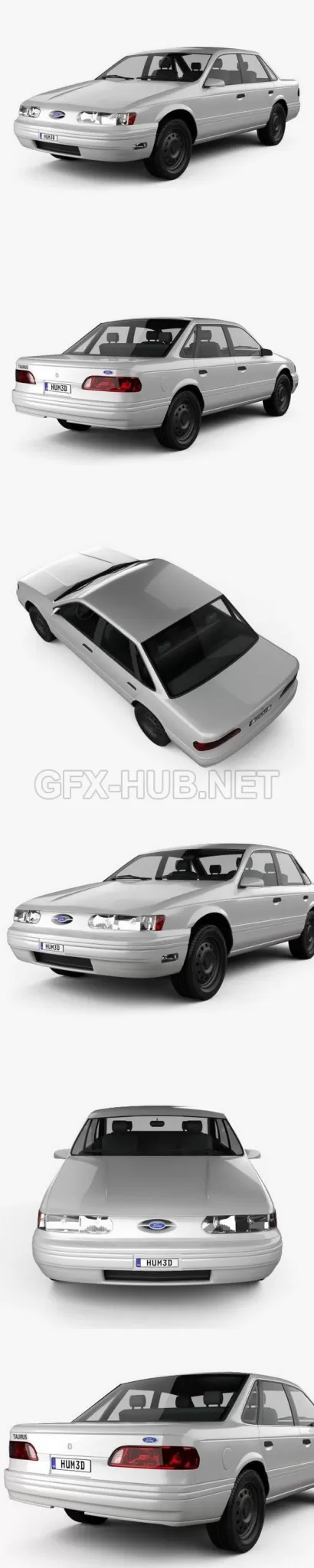 CAR – Ford Taurus 1992  3D Model