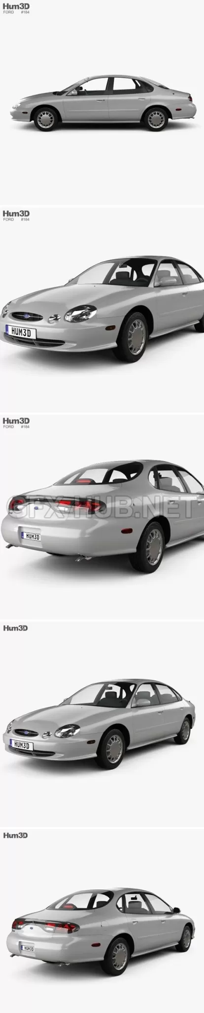 CAR – Ford Taurus 1996  3D Model
