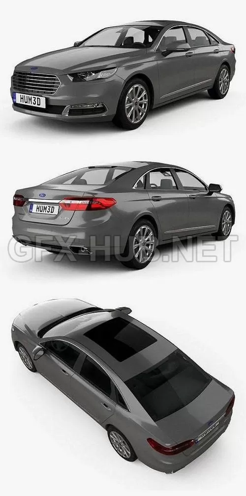 CAR – Ford Taurus CN-spec 2016 car 3D Model