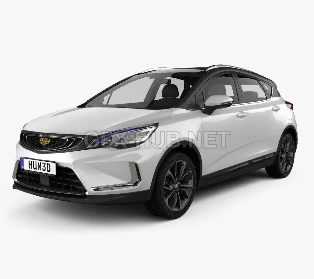 CAR – Geely Emgrand GS Dynamic 2019  3D Model