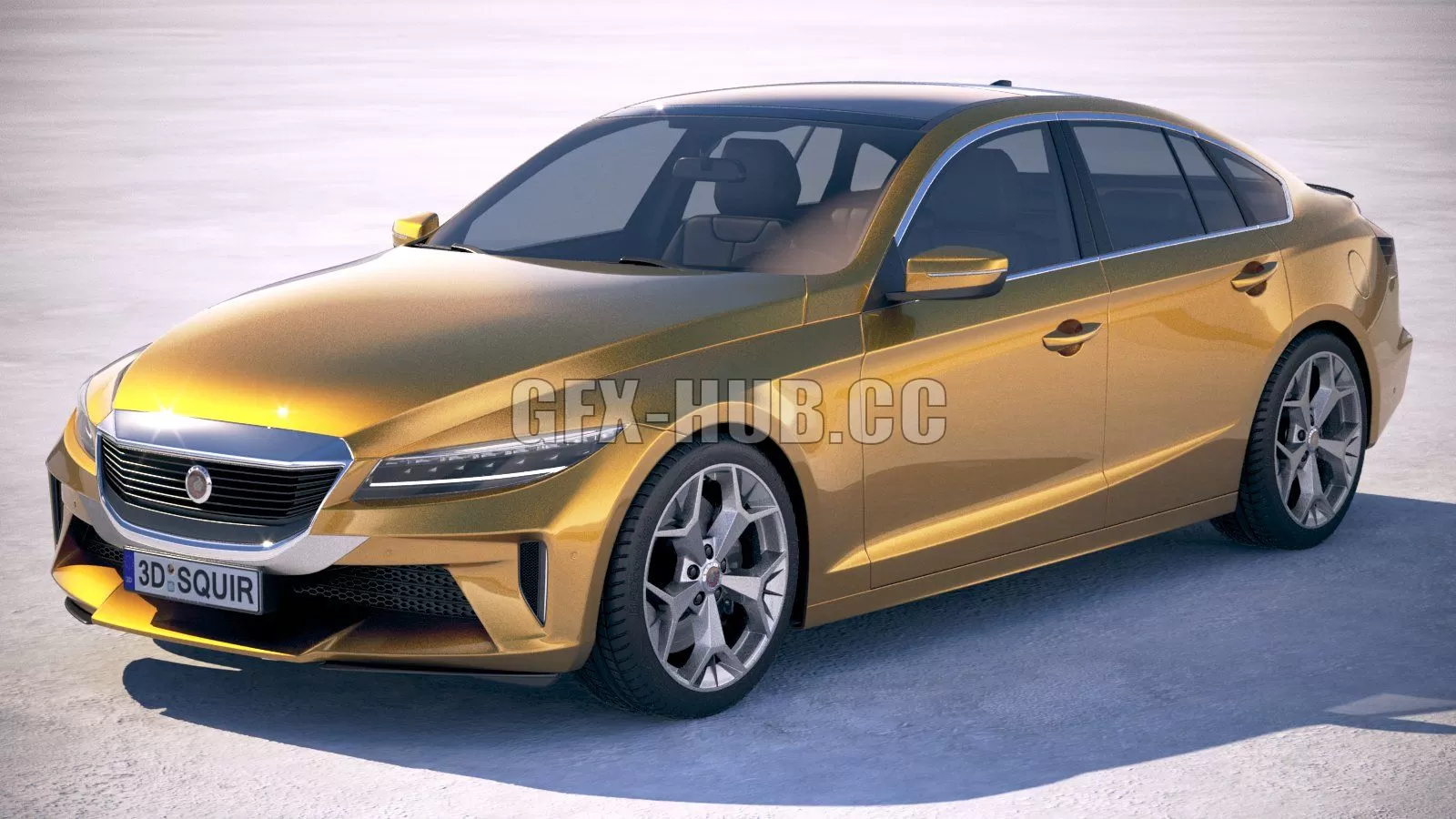 CAR – Generic Sedan 2019 3D Model