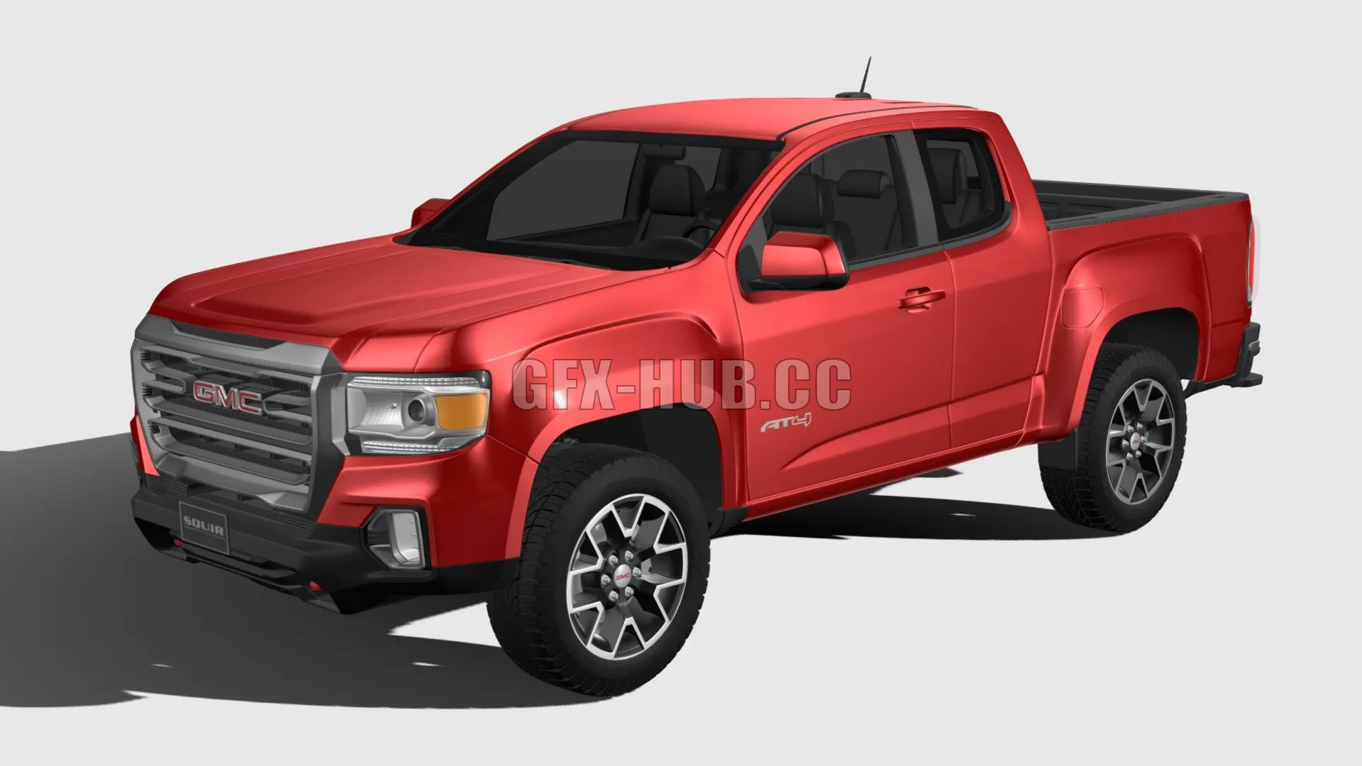 CAR – GMC Canyon 2021 Short 3D Model
