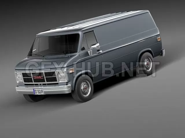 CAR – GMC vandura 1983-1991 3D Model
