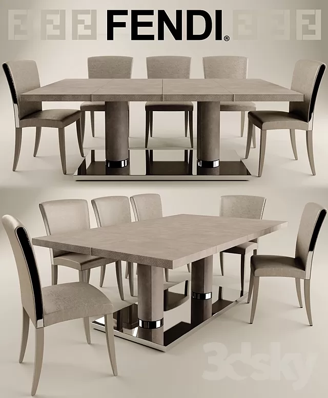 3DSKYMODEL – Dining Table sets – 4355