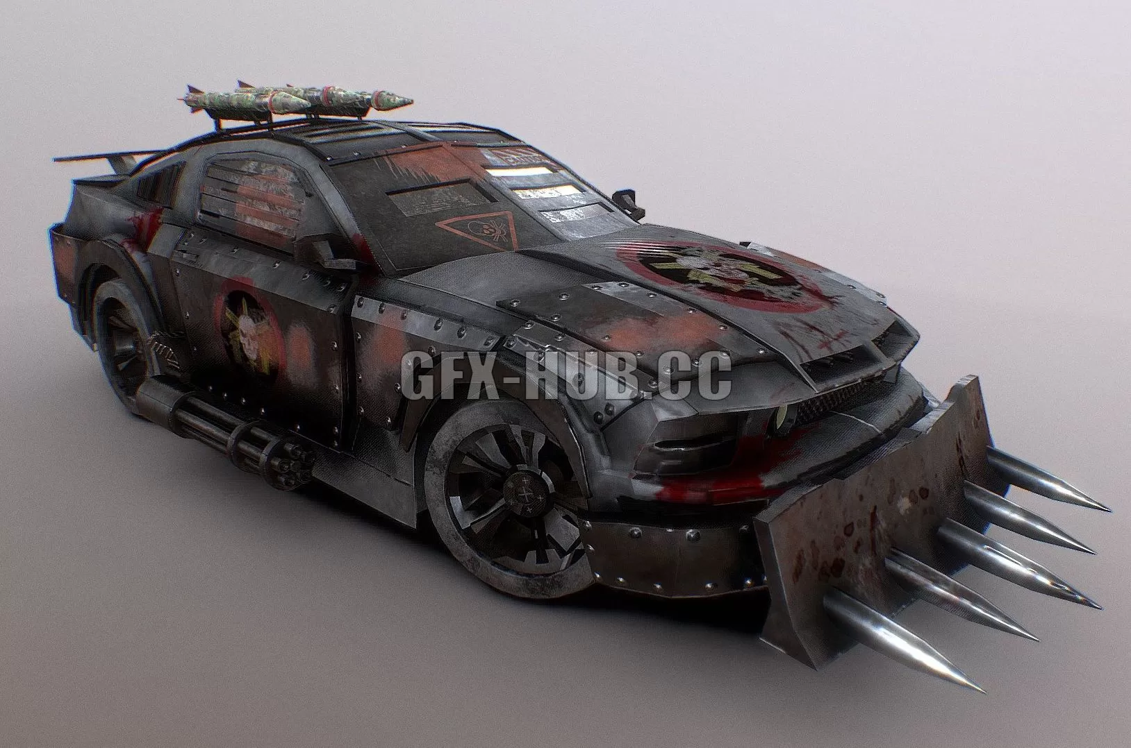 CAR – Gt500 2008 War mode 3D Model