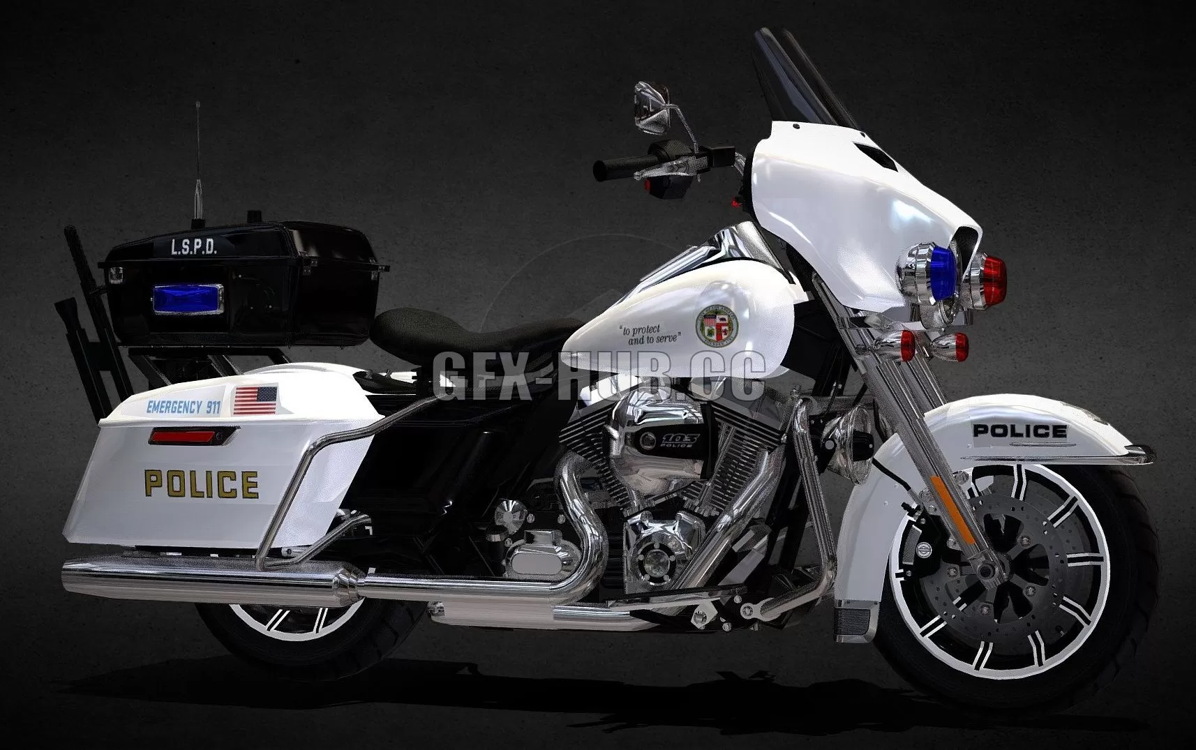 Harley electra police sales