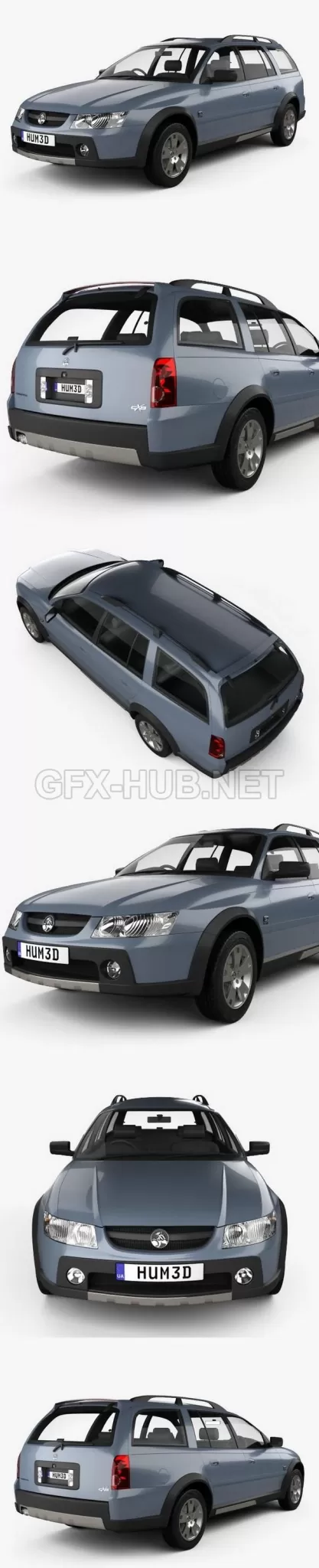 CAR – Holden Adventra LX6 (VZ) 2005  3D Model