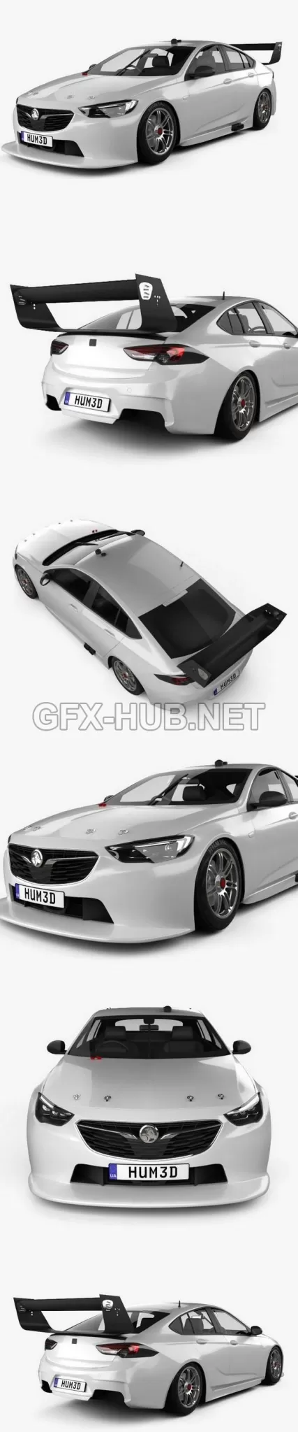 CAR – Holden Commodore (ZB) Supercar v8 2017 3D Model