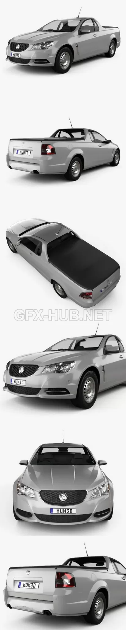 CAR – Holden Commodore Evoke ute 2013  3D Model