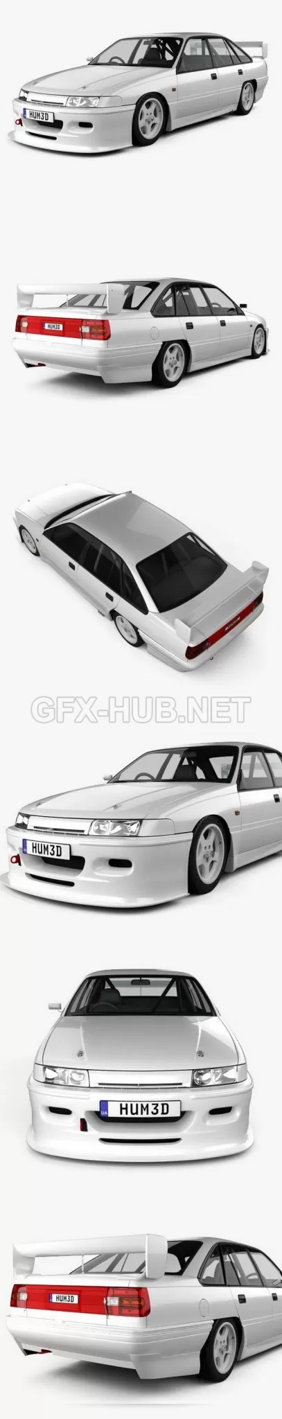 CAR – Holden Commodore Touring Car 1993  3D Model