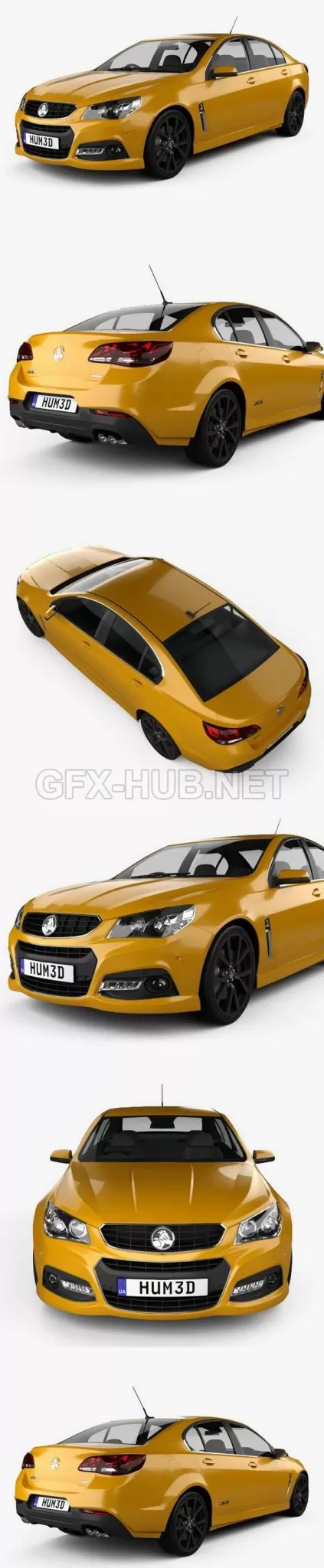 CAR – Holden VF Commodore Calais V SSV 2013  3D Model
