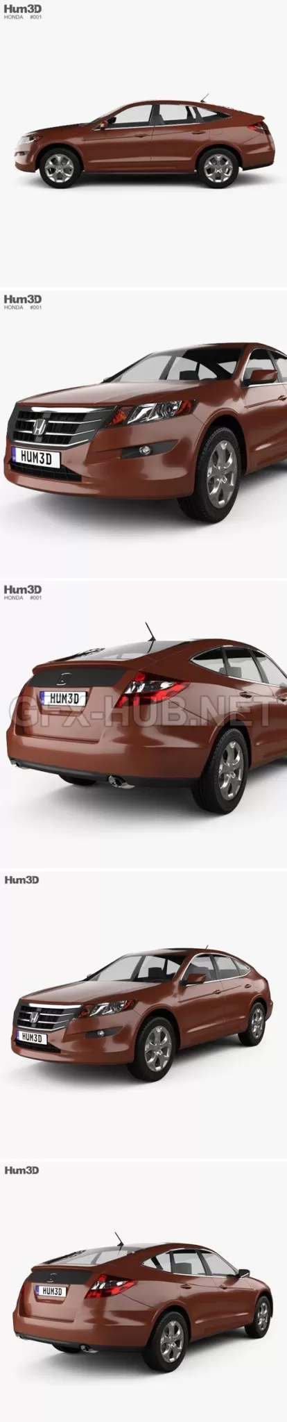 CAR – Honda Accord Crosstour 2010  3D Model