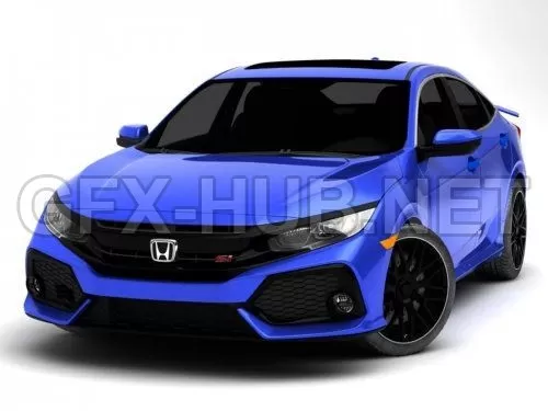 CAR – Honda Civic Si 2017 3D Model