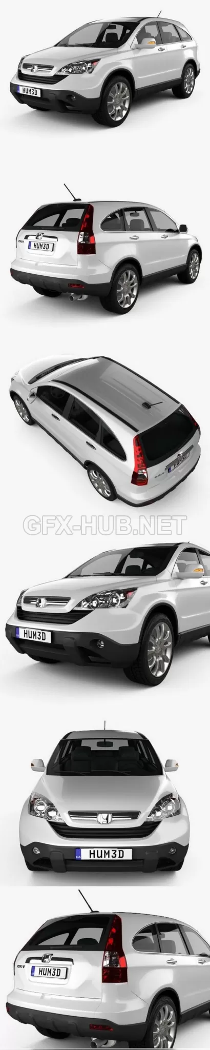 CAR – Honda CR-V 2010  3D Model