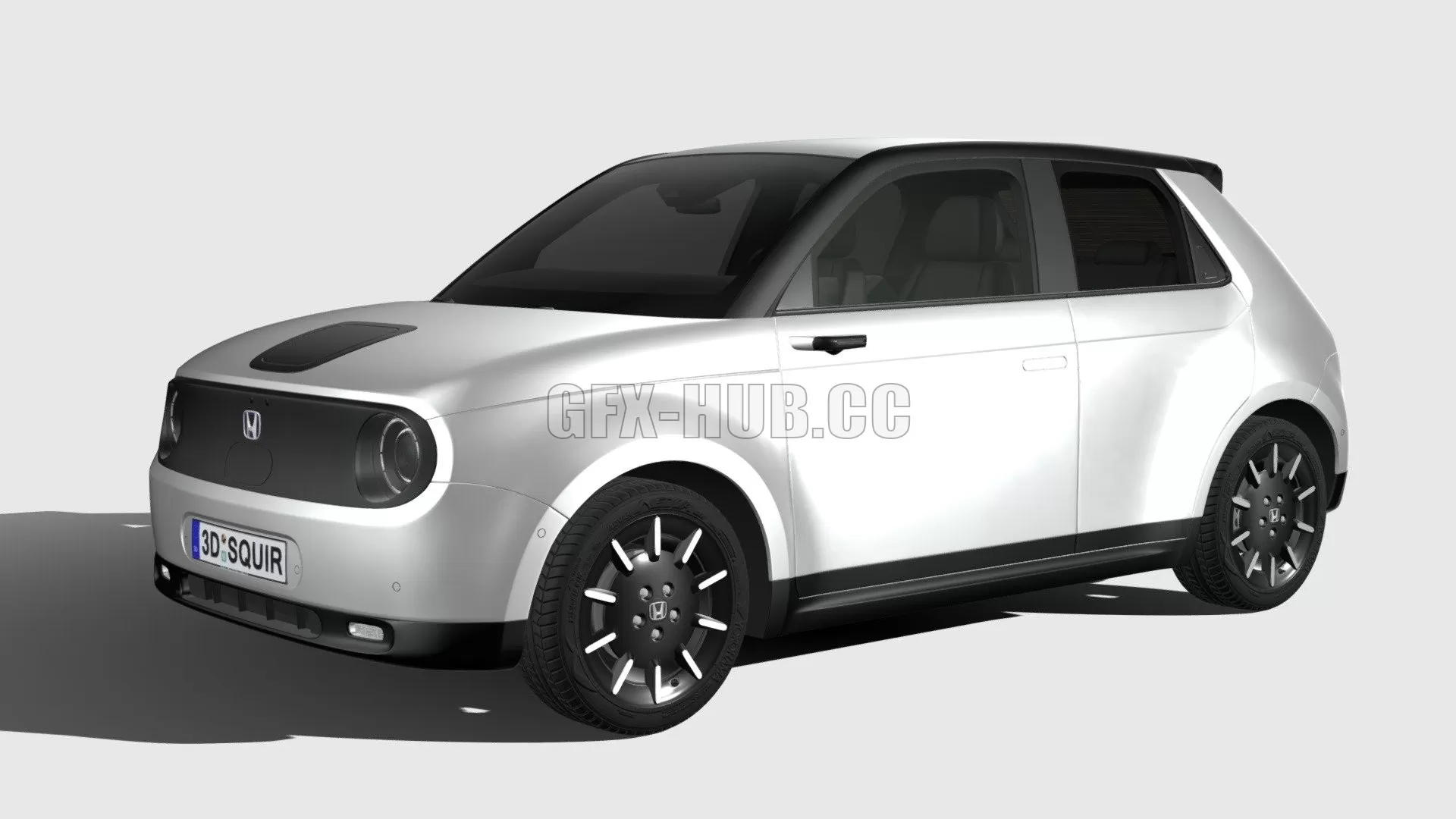 CAR – Honda e 2021 3D Model