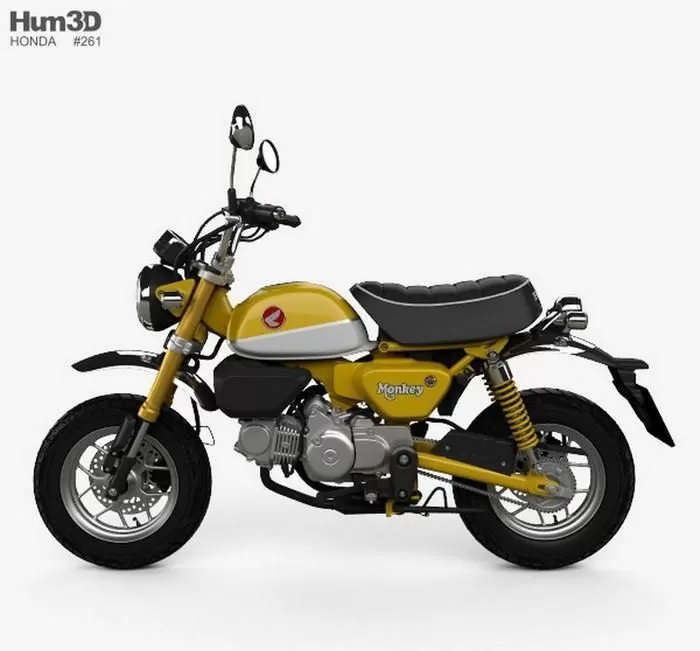 CAR – Honda Monkey 125 2019 3D Model