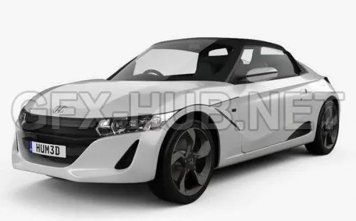 CAR – Honda S660 2015  3D Model