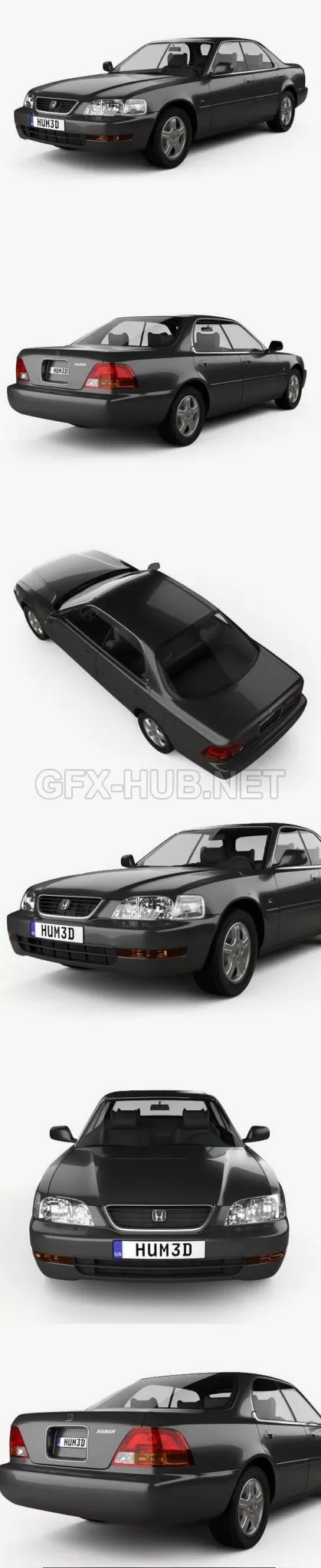 CAR – Honda Saber (UA1) 1995  3D Model