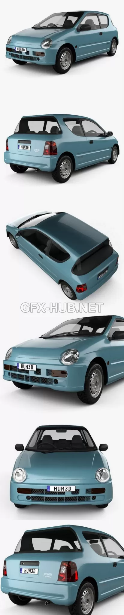 CAR – Honda Today (JA4) 1996  3D Model