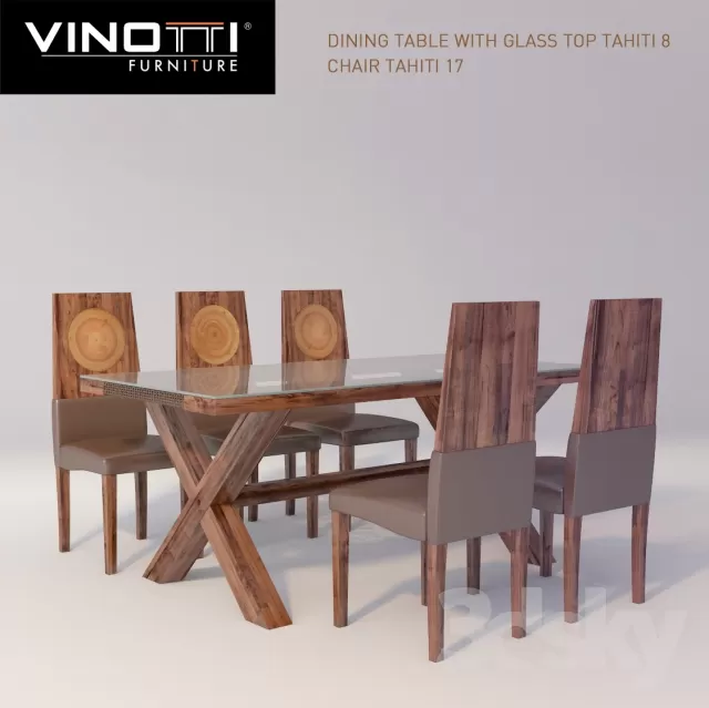 3DSKYMODEL – Dining Table sets – 4365